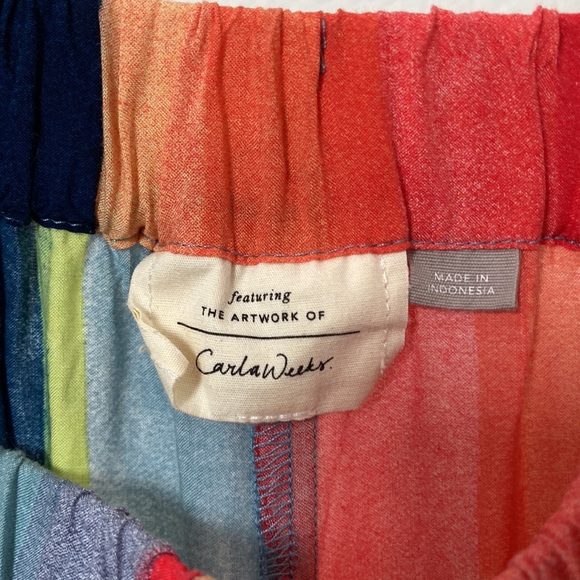 Anthropologie The Artwork Of Carla Weeks Pants 
Size LP - Picture 4 of 6